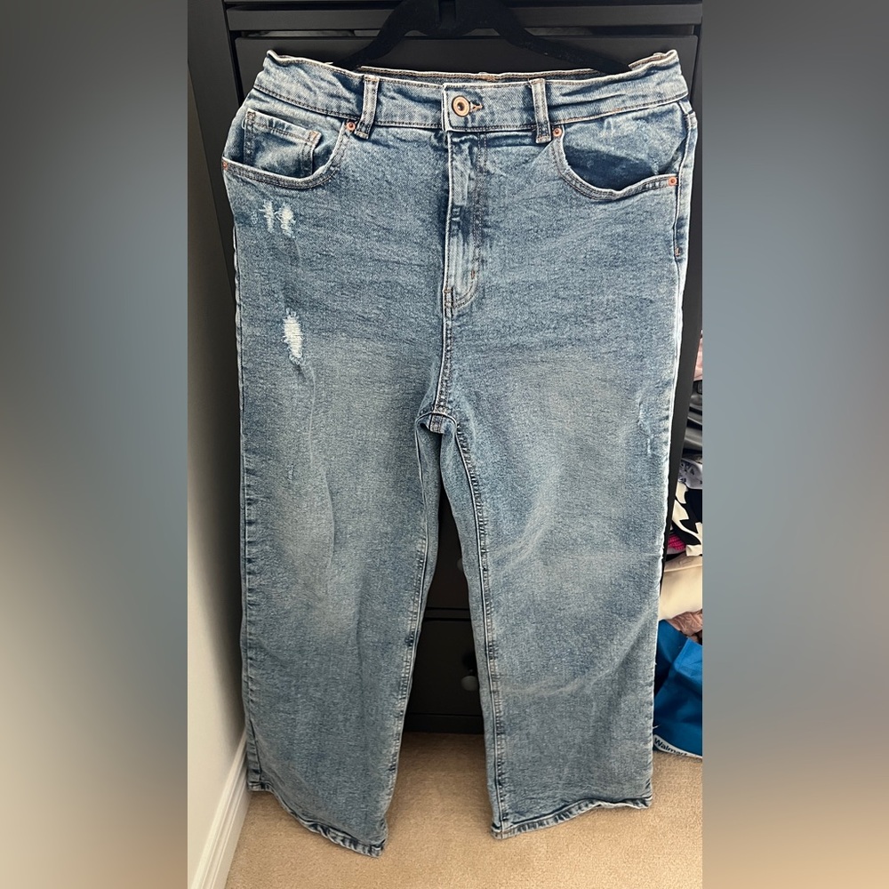 Ardene Light Blue Straight Leg Jeans
